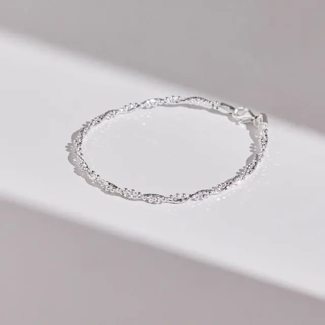 【vacanza】波光粼粼・純銀手鍊