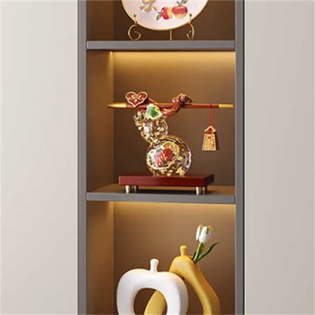 【超微米】葫蘆擺飾 稱心如意擺件 客廳擺設 家居裝飾品 開運輕奢禮物 喬遷新居禮品(稱心如意葫蘆擺飾)