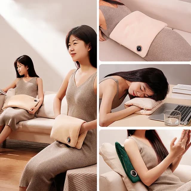 【MUAN】石墨烯雙面發熱暖手袋 USB加熱暖手寶 電暖袋 暖暖寶