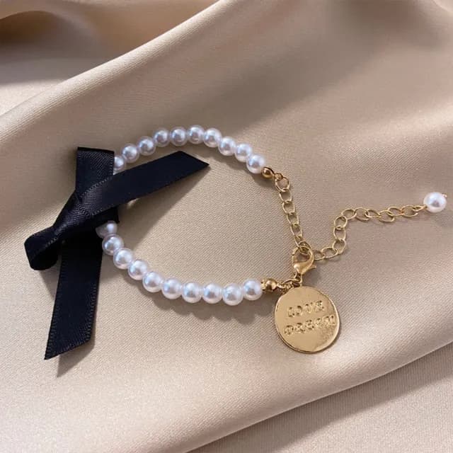 【bibi】輕奢巴洛克 珍珠 法式 小眾手鍊 小香風 古典風 優雅氣質 情人節禮物(手鍊)