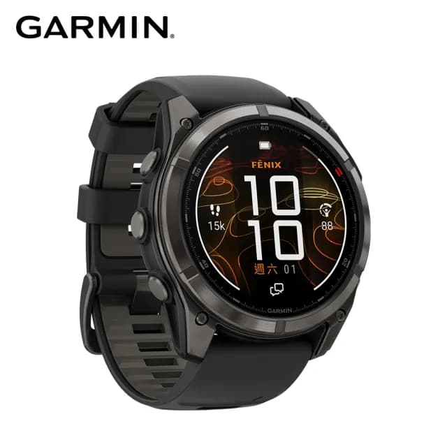 【GARMIN】Fenix 8 Pro Micro LED 全方位戶外進階GPS智慧腕錶 51mm