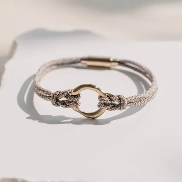 【vacanza】Plain-me聯名｜剛柔並濟．波浪環．醫療鋼手繩