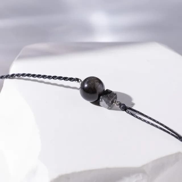 【vacanza】祈願｜銀曜．水晶純銀手鍊｜避邪、防小人