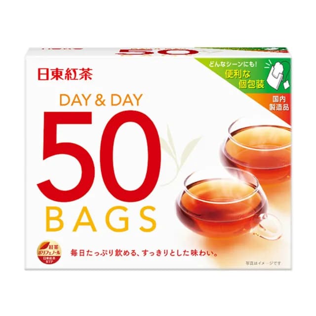 【日東紅茶】DAY&DAY每日紅茶包 50入(紅茶/茶包/下午茶)