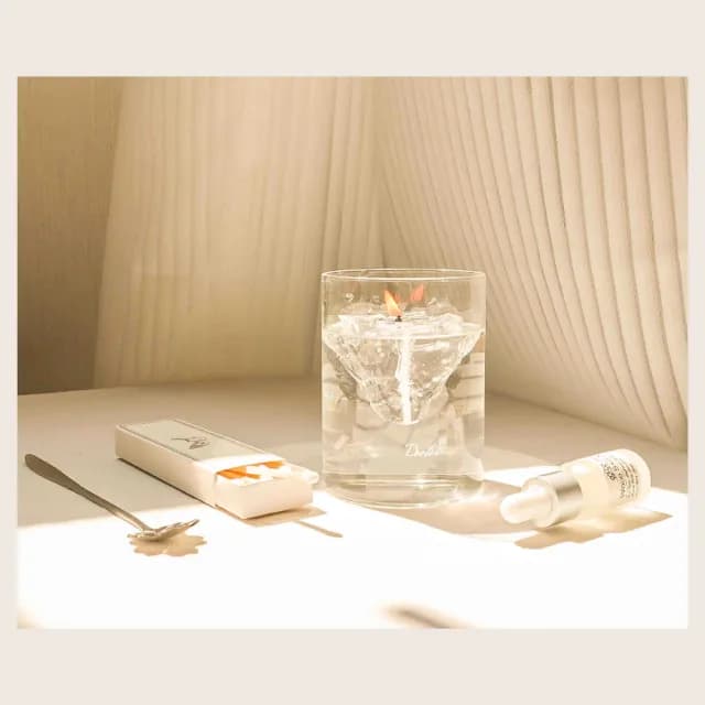 【Finger Pop 指選好物】漂浮冰山擺設組(擴香擺飾蠟燭 桌上型蠟燭 情人節禮物)