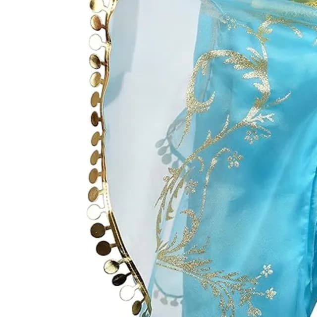 【橘魔法】拉丁公主套裝 兩件式（不含皇冠.胸針）(萬聖節 角色扮演 表演 中東舞衣 肚皮舞 女童 兒童 童裝)