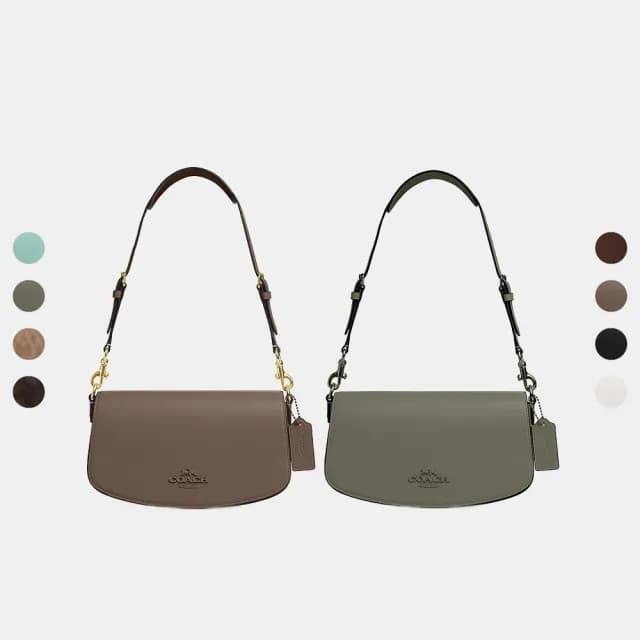 【COACH】蔻馳官方直營 ANDREA 單肩手袋 側肩包 老花-多色任選(CT767/CT768/CZ332)