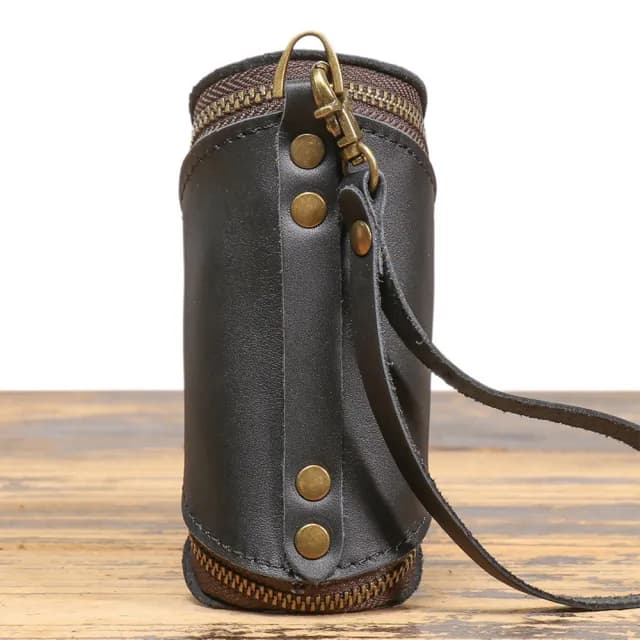 【MoonDy】雙11 真皮零錢包 手提零錢袋 零錢收納包 迷你小包 車鑰匙包 鑰匙包 錢包 拉鍊零錢包