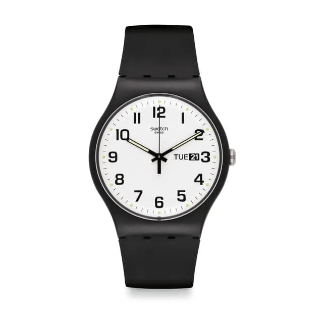 【SWATCH】TWICE AGAIN 經典手錶/男錶/女錶/瑞士製造 SO29B703(41mm)