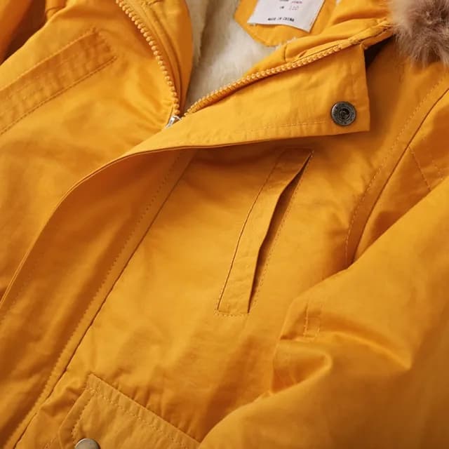 【橘魔法】單色毛領內刷毛連帽長袖外套(風衣 大衣 大童 夾克 厚外套 男童 兒童 童裝)