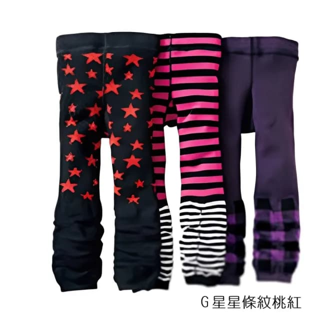 【橘魔法】（3件一組）假2件造型9分內搭褲(九分褲 內搭褲 褲襪 襪子 童裝 女童 兒童 童襪 打底褲)