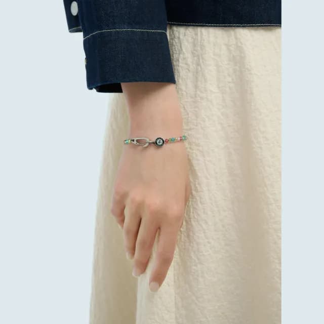 【agnes b.】Sport b. logo 手鍊(彩色)