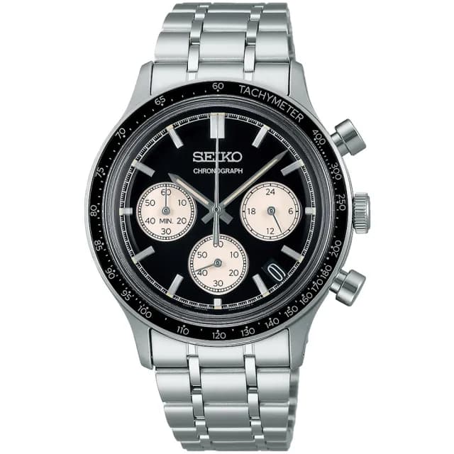 【SEIKO 精工】CS 運動風格三眼計時手錶-38.7mm(8T63-03P0D/SSB479P1)