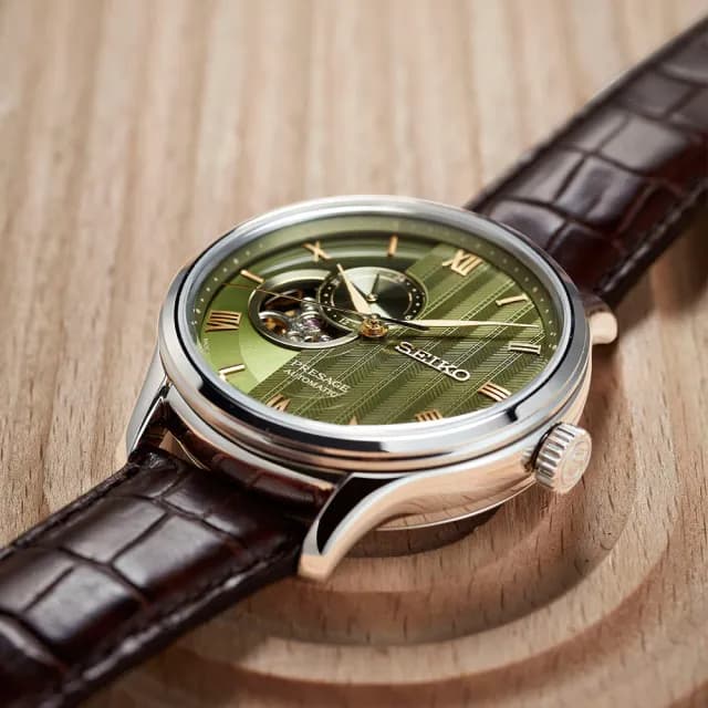 【SEIKO 精工】PRESAGE 台灣限定 落羽松 鏤空機械腕錶 禮物 送禮 SK005 附提袋(SRPL97J1/4R39-00W0J)