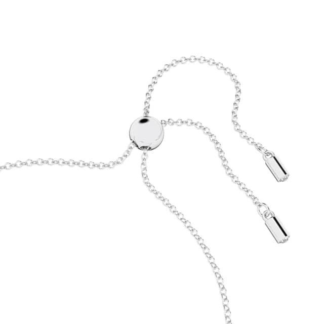 【SWAROVSKI 施華洛世奇】Infinity 手鏈 無限符號和心形 白色 鍍白金色 永恆手鏈