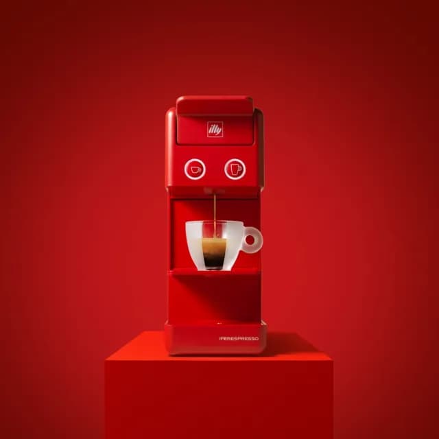 【illy】官方直營 Y3.3 膠囊咖啡機(紅色)