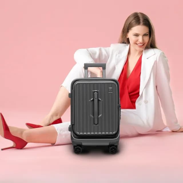 【Arlink】鯨魚箱 20吋行李箱 前開行李箱 1:9+37對開(行李箱20吋/小行李箱/廉航登機箱/登機箱)