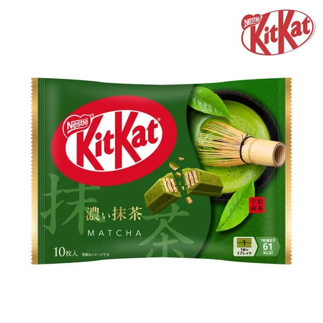 【Nestle 雀巢】Kitkat宇治抹茶威化巧克力袋裝(新包裝上市)