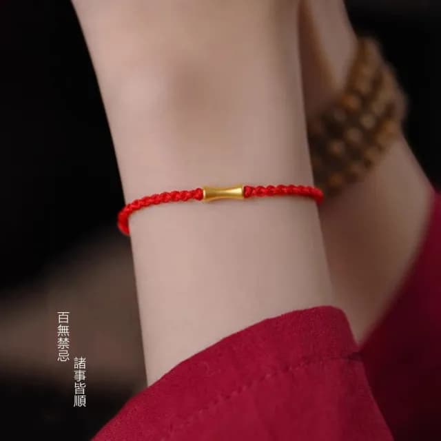 【Penny珮妮】999黃金 節節高升可調節 手繩手鍊3色可選(母親節 交換禮物  生日禮 情人節 尾牙 新年 結婚)