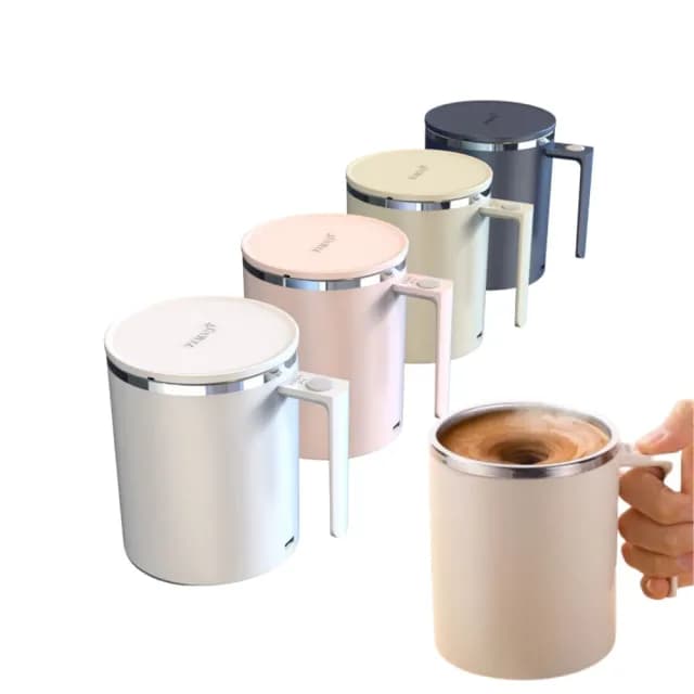 【Mufasa】全自動磁力攪拌杯(全機可洗 攪拌杯 自動攪拌杯 電動攪拌杯 聖誕交換禮物 交換禮物)