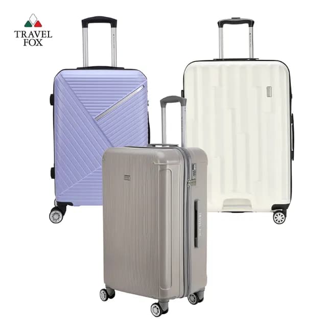 【TRAVEL FOX 旅狐】24/25吋 海關鎖拉鍊行李箱多款任選均一價
