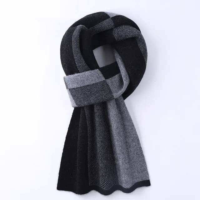 【時尚巴黎】現貨+預購頂級羊毛圍巾羊絨秋冬季加絨厚磅保暖針織圍巾(保暖冬季韓版男女配件74mi41)