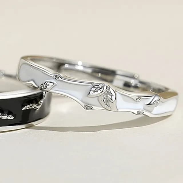 【巴黎精品】現貨+預購 頂級925純銀戒指婚戒女鑽戒開口戒情侶對戒尾戒情人節禮物(枯木逢春男女飾品a1li50)