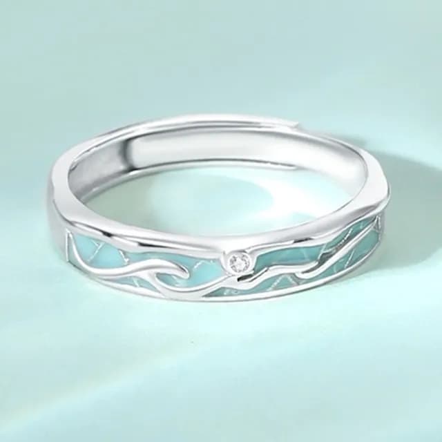 【巴黎精品】現貨+預購 頂級925純銀戒指婚戒女鑽戒開口戒情侶對戒尾戒情人節禮物(江南煙雨男女飾品a1li13)