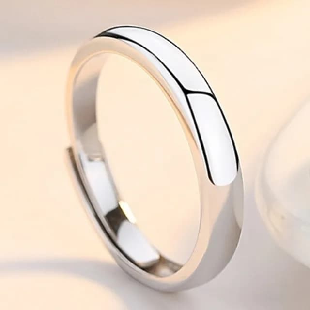 【巴黎精品】現貨+預購 頂級925純銀戒指婚戒女鑽戒開口戒子情侶對戒尾戒情人節禮物(簡約手飾男女飾品a1li8)