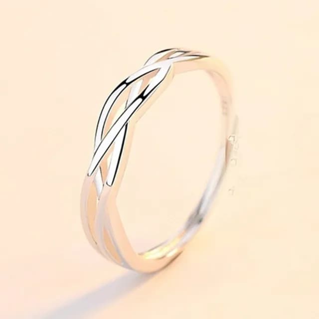 【巴黎精品】現貨+預購 頂級925純銀戒指婚戒女鑽戒開口戒情侶對戒尾戒情人節禮物(韓版纏愛男女飾品a1li10)