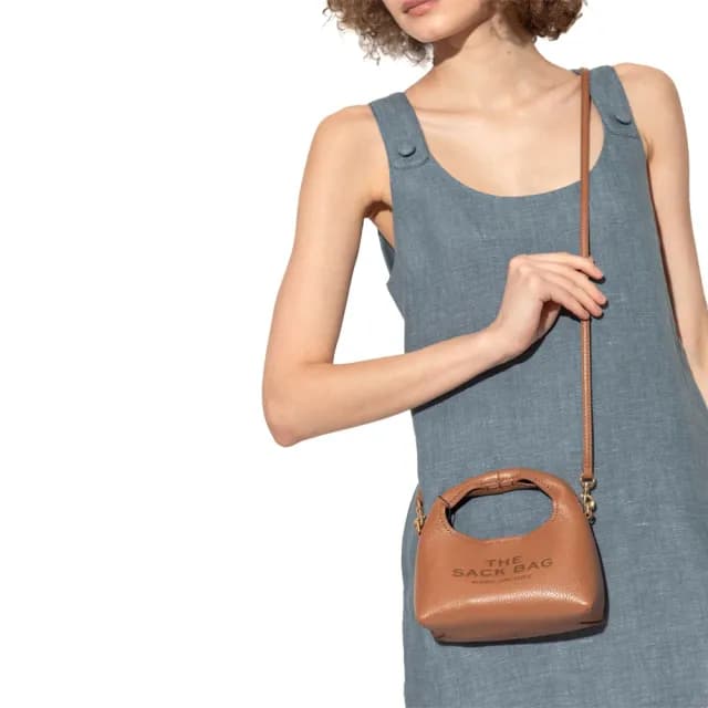 【MARC JACOBS】官方直送 THE SACK 摩洛哥棕斜背手袋