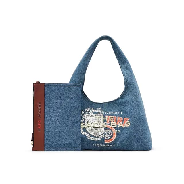 【MARC JACOBS】官方直送 THE SACK A.P.C聯名款大型丹寧手袋