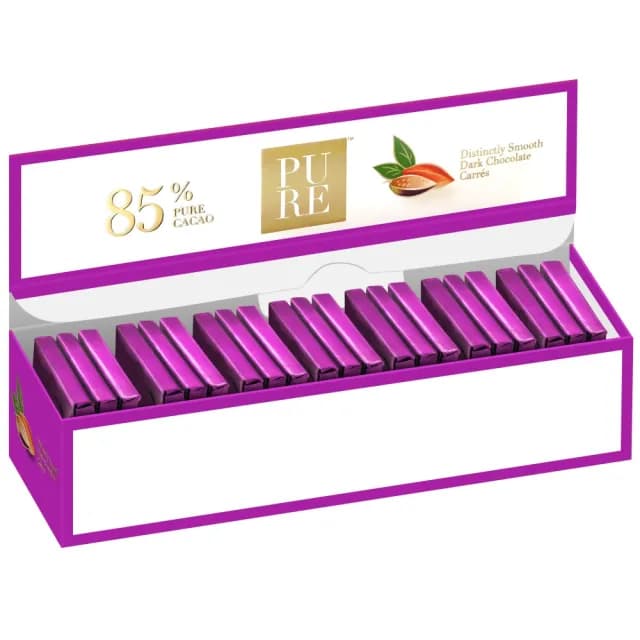 【GODIVA官方直營】片裝85%黑巧克力禮盒21片裝二入組(生日禮、情人節、聖誕節)