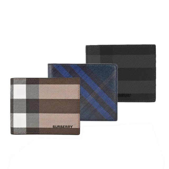 【BURBERRY 巴寶莉】XChloe 格紋短夾/Banana零錢包/Alphabet短夾(多款選)