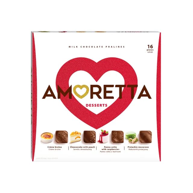 【Mieszko 美仕格】愛戀綜合夾心巧克力禮盒-甜點風味106g(聖誕節交換禮物)