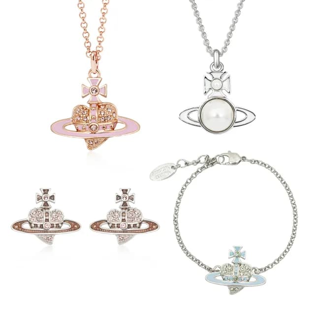 【Vivienne Westwood】經典行星土星 項鍊/耳環/手鍊(多款可選)