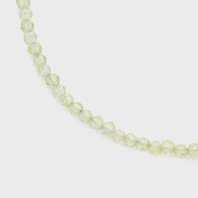 【agete】NOJESS 10K橄欖石手鍊