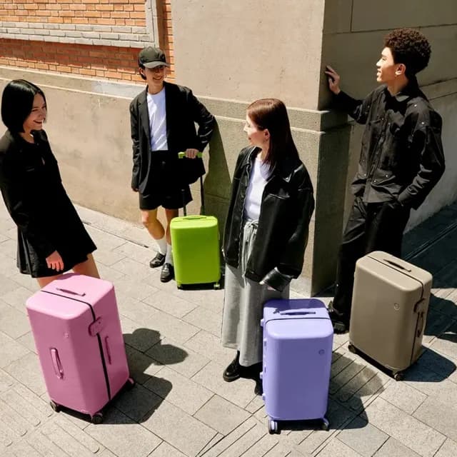 【ITO】PISTACHIO 2 STRIPED TRUNK 開心果二代 行李箱 30吋胖胖箱(4色可選)