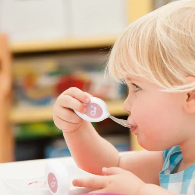 【Doddl】英國人體工學秒拾餐具 - 兒童學習餐具 3 件組(新色 乾燥玫瑰粉)