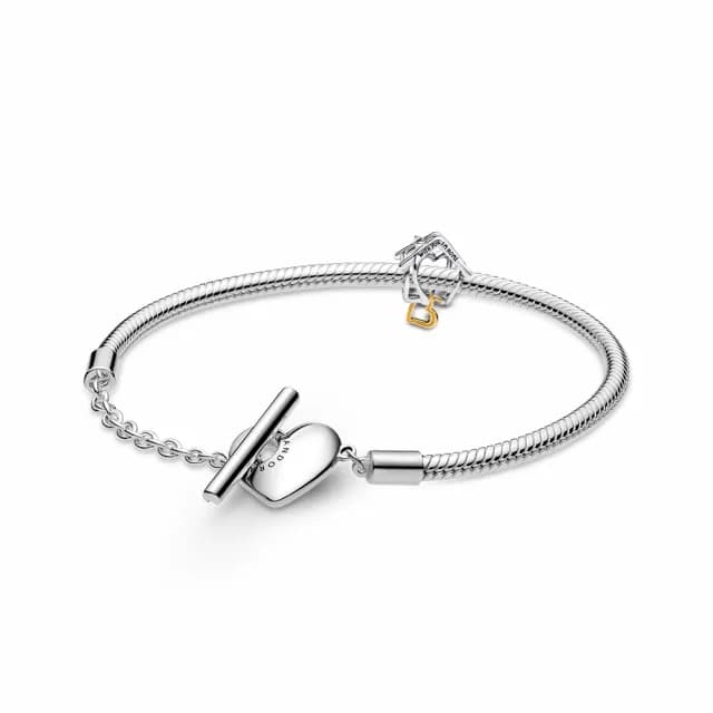 【Pandora 官方直營】心之所向串飾手鏈套組(新品上市)