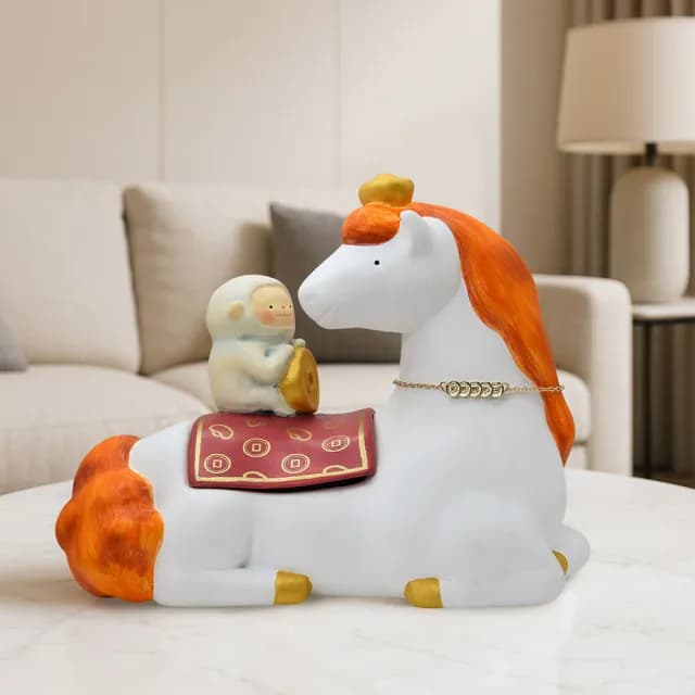 【TALES 神話言】2026馬上封侯-聚寶盆(文創 藝術 禮品 聖誕 新年 送禮)