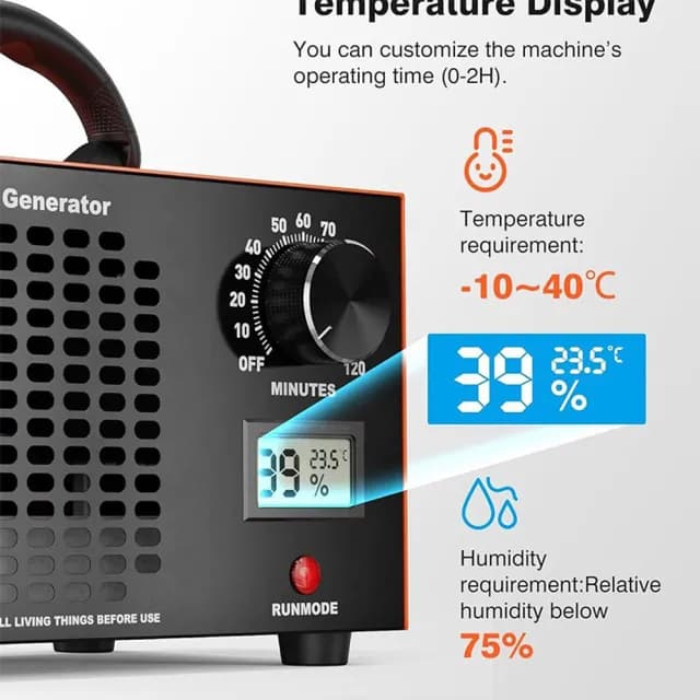 【Felsted 菲仕德】臭氧消毒機 60g臭氧發生器 空氣清淨機(家用除甲醛 高效淨化空氣 祛異味 室內除塵)