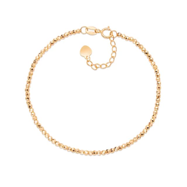 【JR.L金瑞利珠寶】雙11 18K玫瑰金 閃耀光芒K金手鍊(18K玫瑰金手鍊)