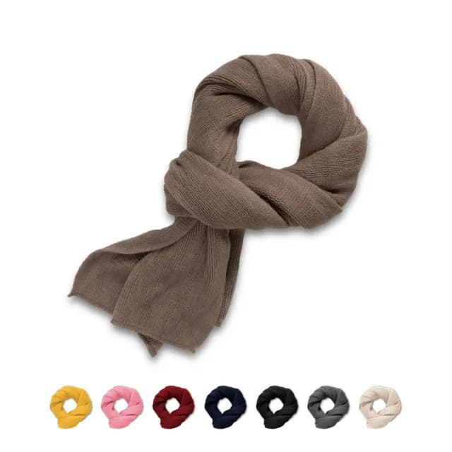 【General】韓系奶油感針織圍巾 披肩 圍脖 女生 男生 聖誕禮物 交換禮物(圍巾 披巾 針織圍巾)