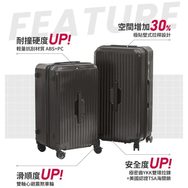 【DoriSuitcase】24吋 極o能裝行李箱/胖胖箱 迪士尼 朵莉絲Doris(多色任選)