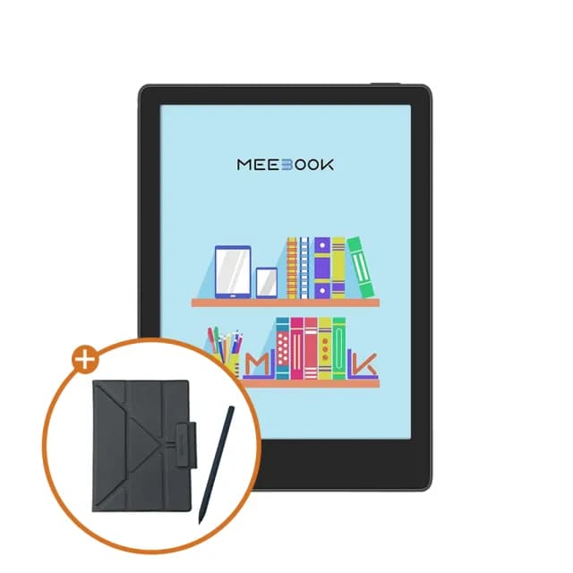 【MEEBOOK】M8C 7.8 吋彩色電子閱讀器觸控筆套組(黑色)