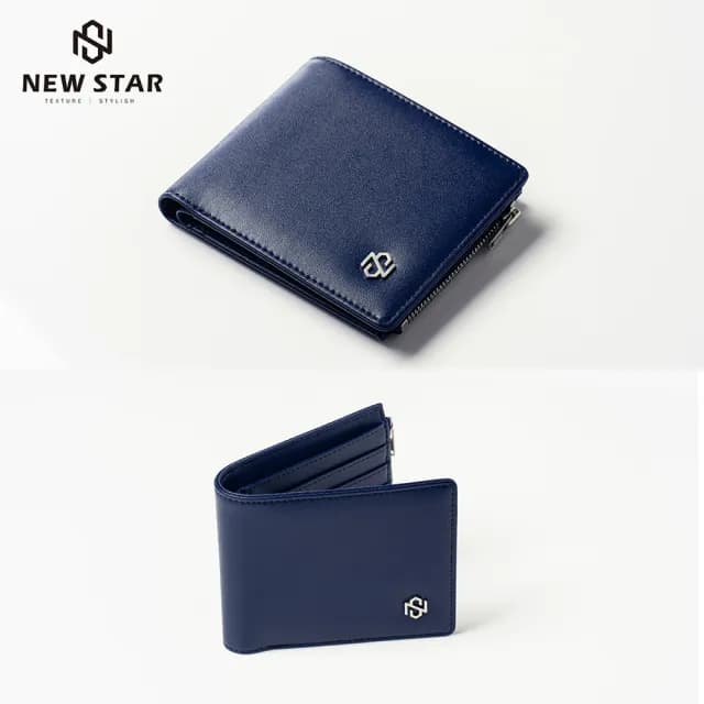【NEW STAR】短夾 超纖皮革RFID防盜輕薄橫式短夾 零錢 男 女 男皮夾 現貨 CA187(情人節 禮物)