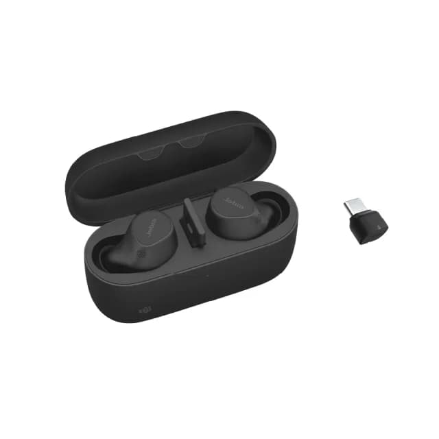 【Jabra】官方直營 Evolve2 Buds商務會議多點藍芽真無線耳機 含無線充電版(精裝限量版)