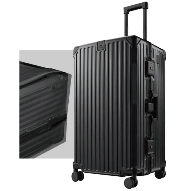 【cctogo】杯電旅箱+託運套組合(30寸行李箱、旅行箱、鋁框相、杯架、充電)