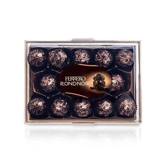 【金莎】義大利 FERRERO RONDNOIR 黑金莎巧克力(14顆盒裝) 2入組